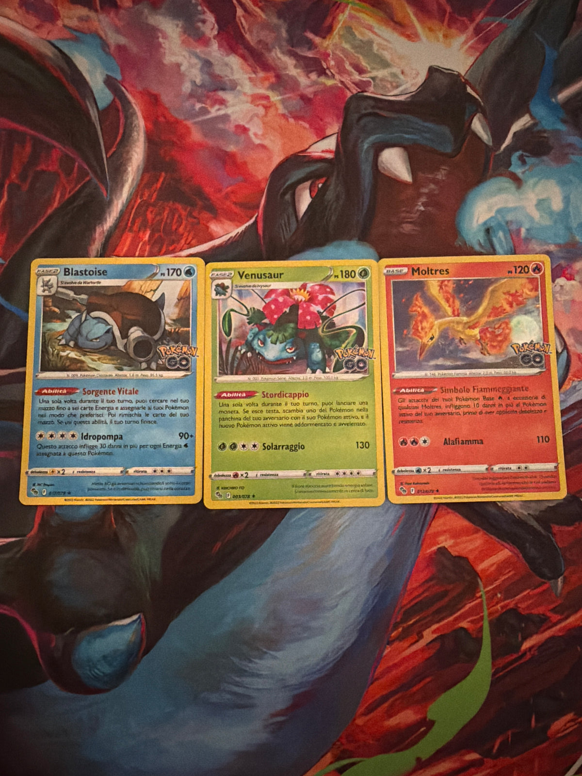 Trio pokemon Go